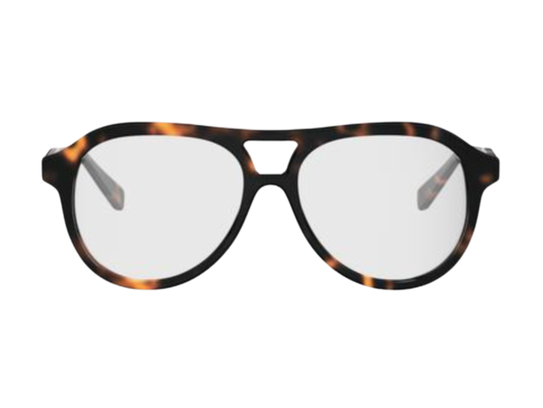 Óculos Thin Aviador Havana CELINE – vista de frente