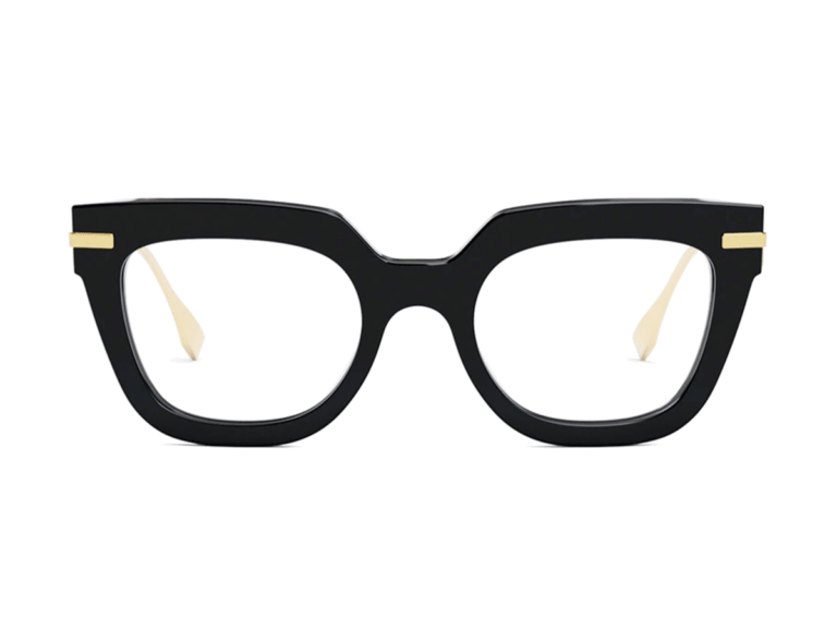 Óculos Fendigraphy FE50065I Preto FENDI – vista de frente