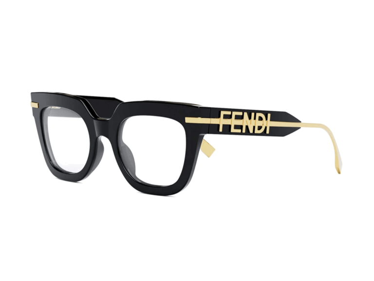 Óculos Fendigraphy FE50065I Preto FENDI – vista lateral