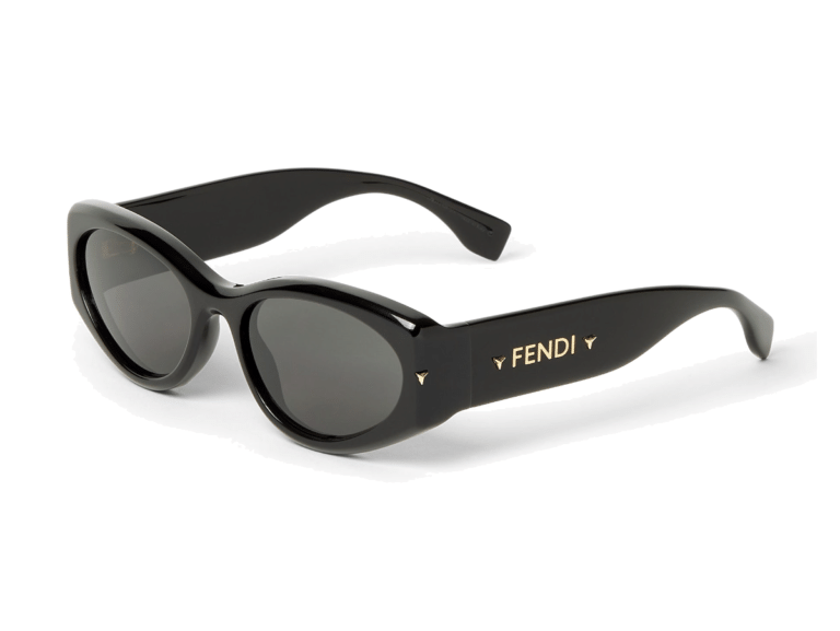 Óculos Screen Preto FENDI – vista lateral