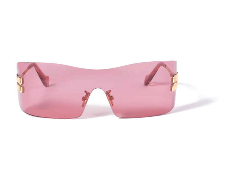 Óculos Aube Sunglasses MIU MIU – vista de frente