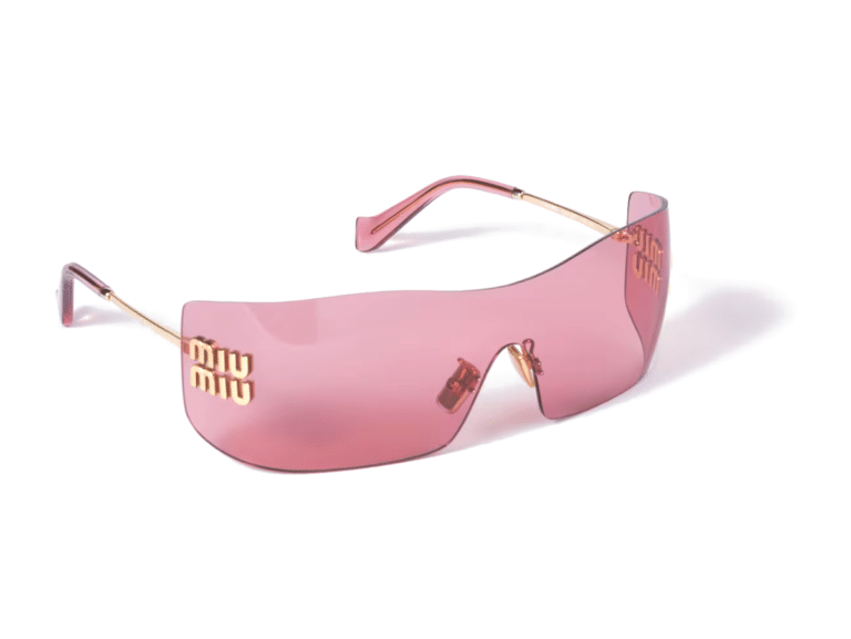 Óculos Aube Sunglasses MIU MIU – vista lateral